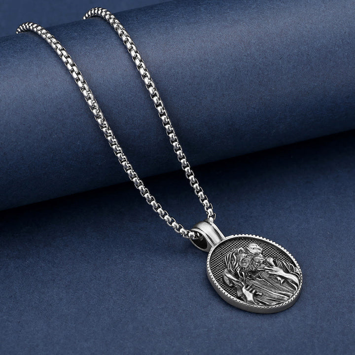 Christianartworkshopthe The Good Shepherd Jesus Pendant Necklace