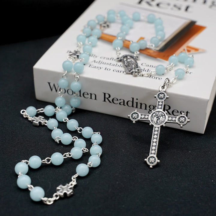 Christianartworkshop Luminous Beads Christian Prayer Rosary