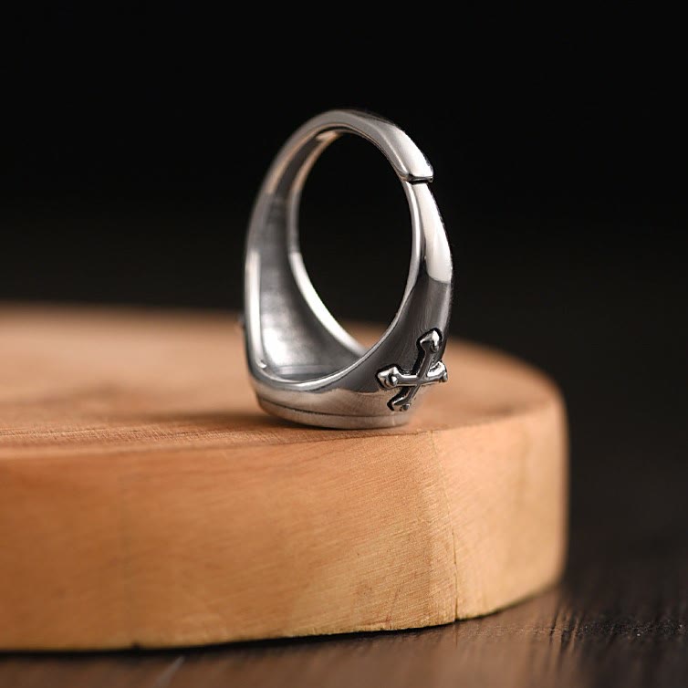 Christianartworkshop Praying Hands Adjustable Ring