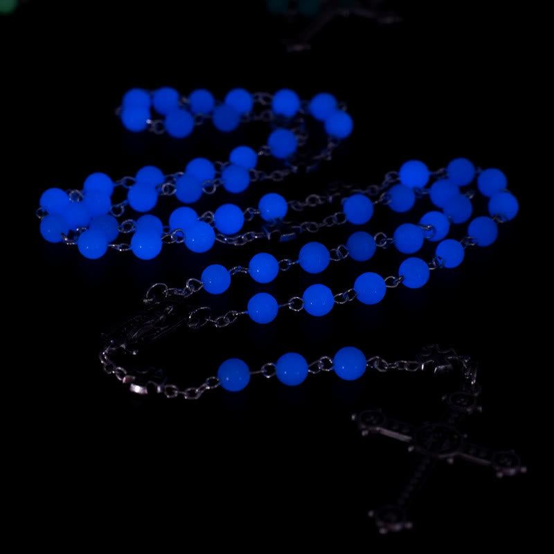 Christianartworkshop Luminous Beads Christian Prayer Rosary