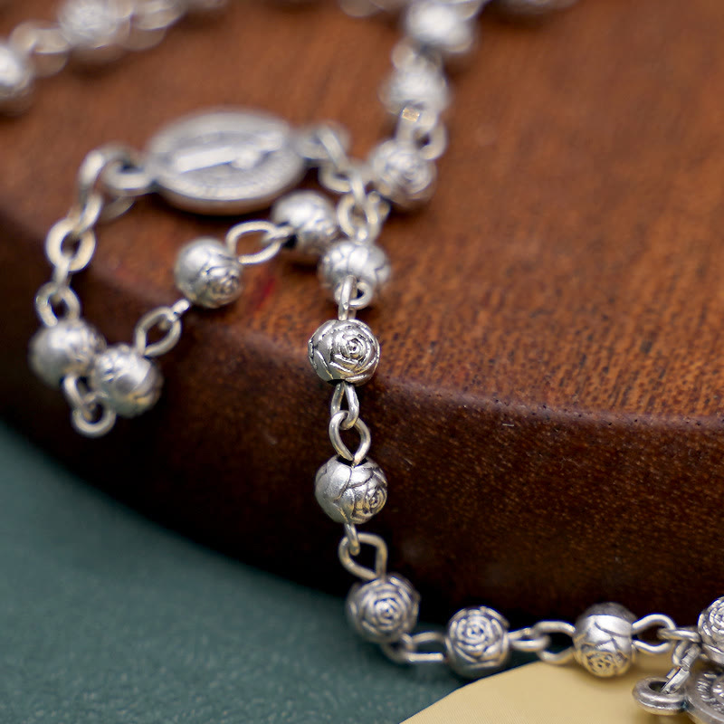 Christianartworkshop St. Benedict Alloy Refined Rosary