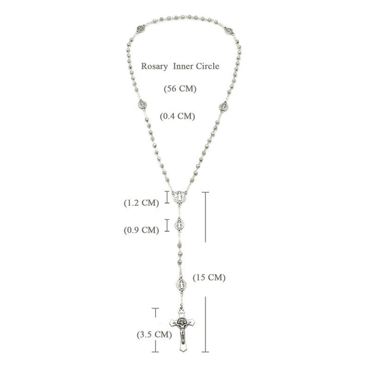 Christianartworkshop St. Benedict Alloy Refined Rosary