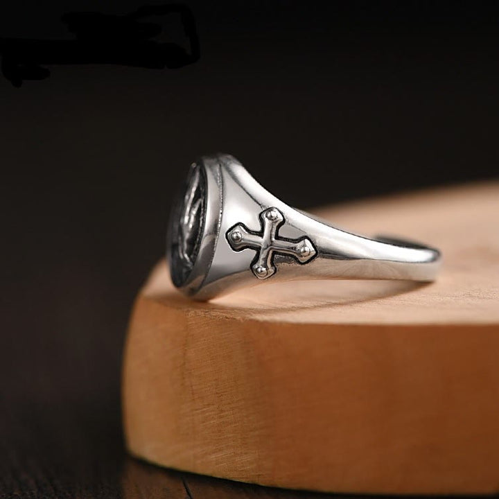 Christianartworkshop Praying Hands Adjustable Ring