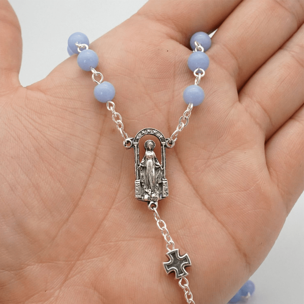 Christianartworkshop Luminous Beads Christian Prayer Rosary