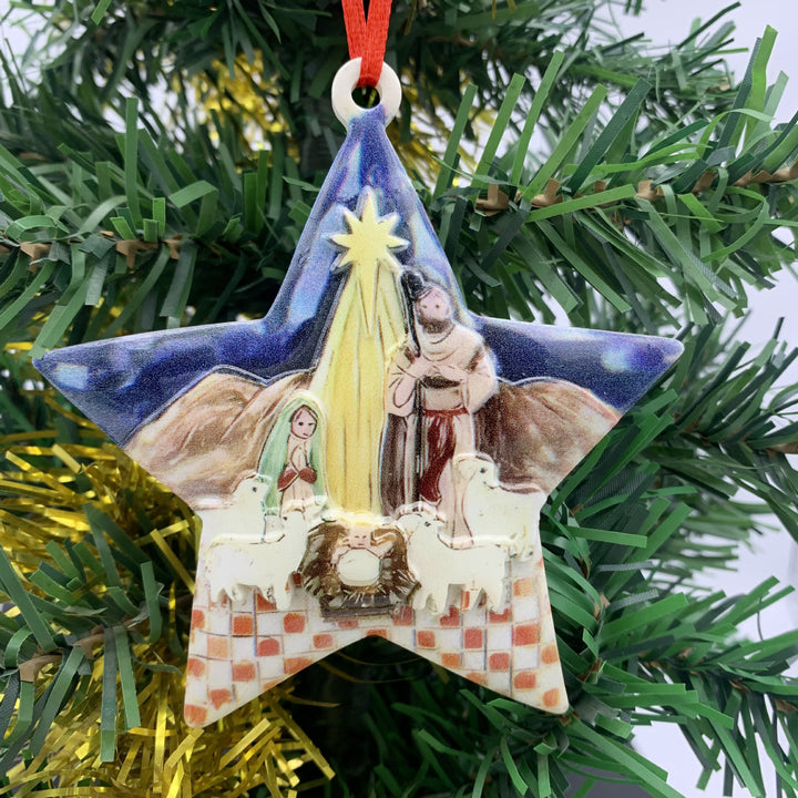 Christianartworkshop Nativity Star Nativity Decor