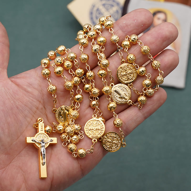 St. Benedict Golden Classic Rosary