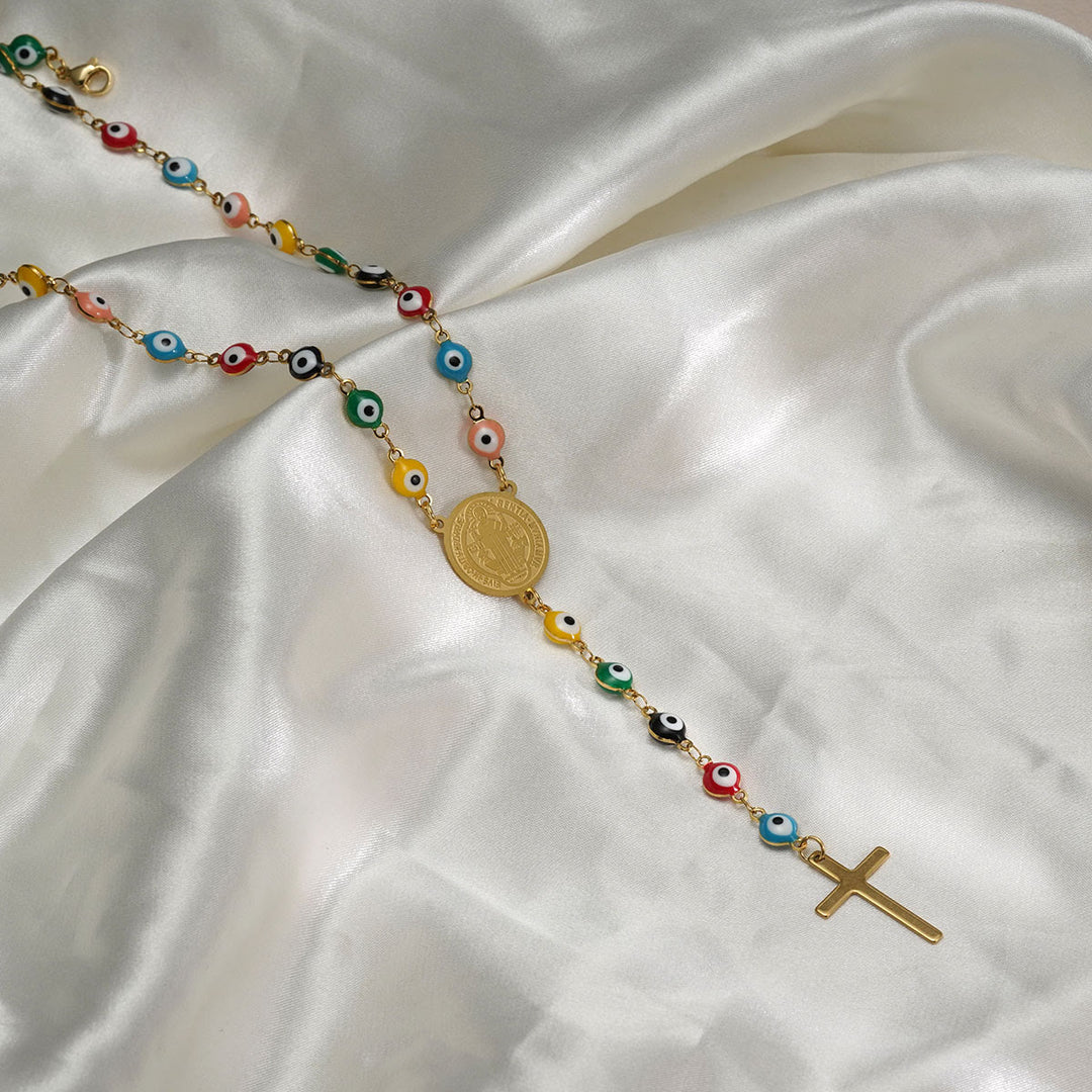 Sin & Salvation: Saint Benedict/Virgin Mary Medal Necklace