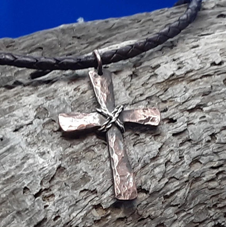 Christian Art 2 Heavy Styles Cross Pendant Crafted Alloy Necklace