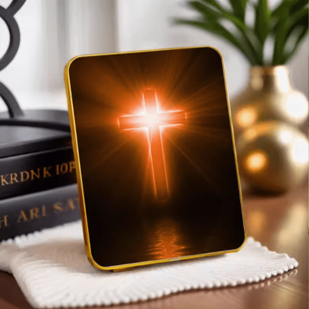 Christian Art Modern Style Multi-options Cross Decorative Painting Desktop Ornaments