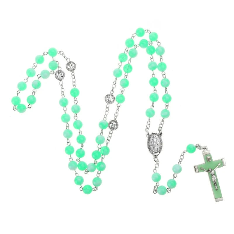 Miraculous Medal Luminous Cross Rosary