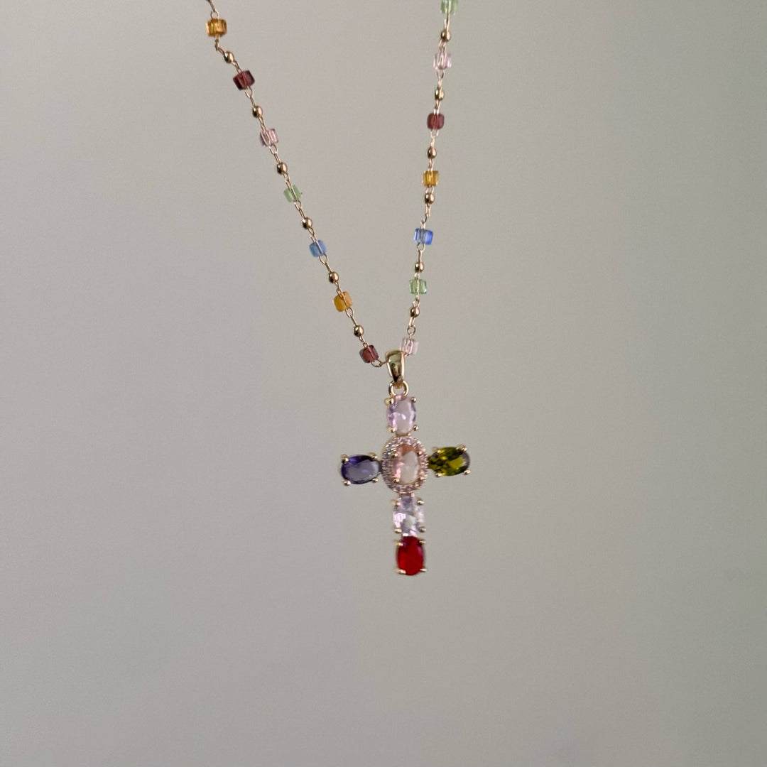 Christianartworkshop Bible 12 Gemstones Cross Pendant Necklace - image 5