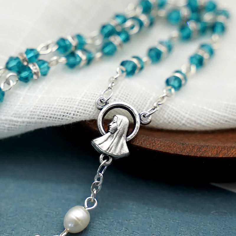 Christianartworkshop Alloy & Crystal Prayer Single Decade Rosary