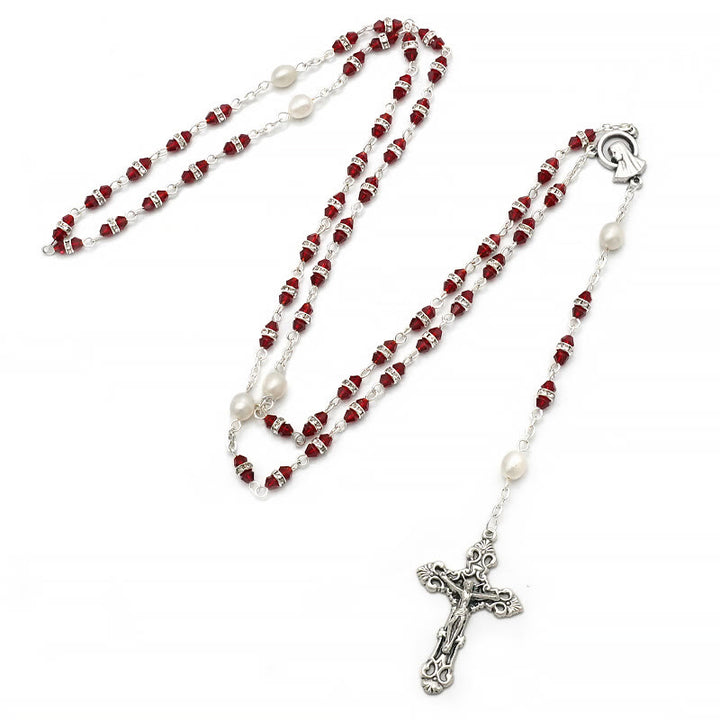 Christianartworkshop Alloy & Crystal Prayer Single Decade Rosary