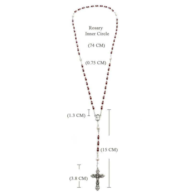 Christianartworkshop Alloy & Crystal Prayer Single Decade Rosary