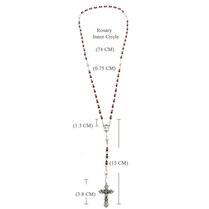 Christianartworkshop Alloy & Crystal Prayer Single Decade Rosary