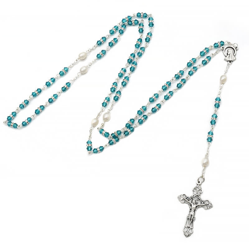 Christianartworkshop Alloy & Crystal Prayer Single Decade Rosary