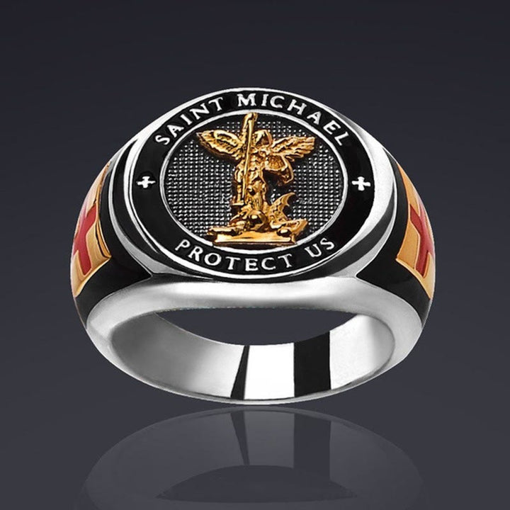Christianartworkshop Saint Michael the Archangel Protection Ring - US 13 - image 0
