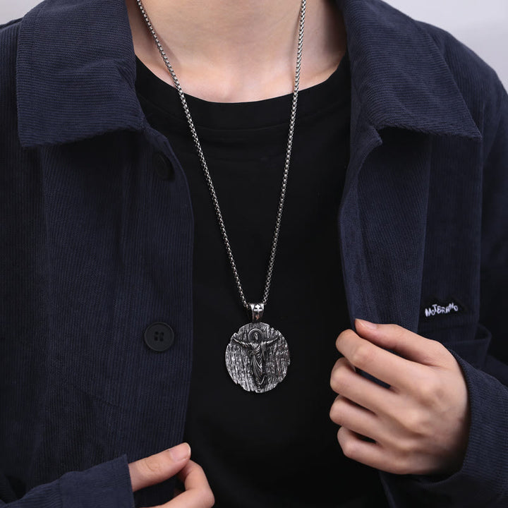 FREE Today: The Glory of Jesus's Resurrection Holy Jesus Quality Stainless Steel Necklace