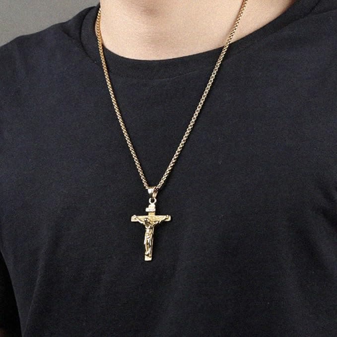 FREE Today: Christ Jewelry Crucifix Pendant Charm Necklace  - image 3
