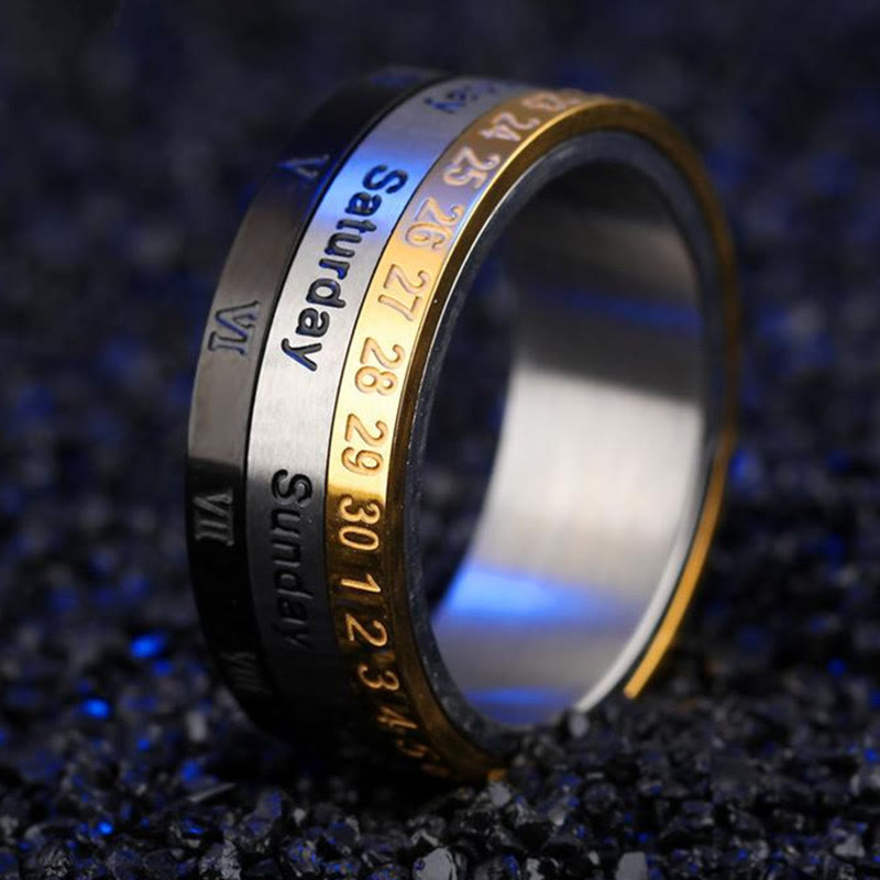 Christianartworkshop "The Genesis" Time and Date Ring: God's Seven Days of Creation  - US11 - image 1