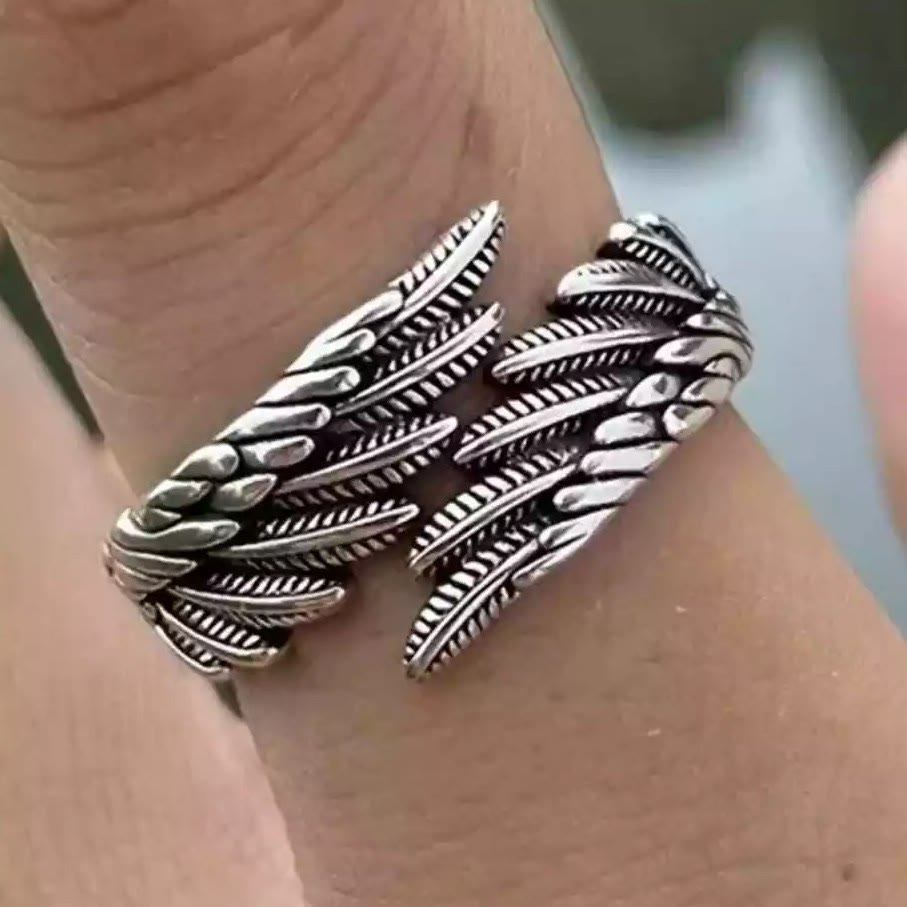 Christianartworkshop Pure Angel Wings Adjustable Ring - image 3