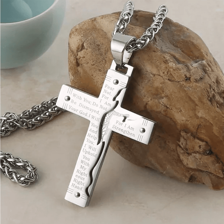 Christianartworkshop Jesus Christianartworkshop Crucifix Religion Cross Pendant Necklace - Silver - image 12