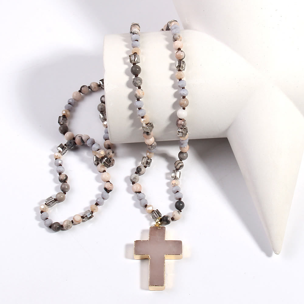 Christianartworkshop Catholic Cross Pendant Christian Necklace Religious Jewelry