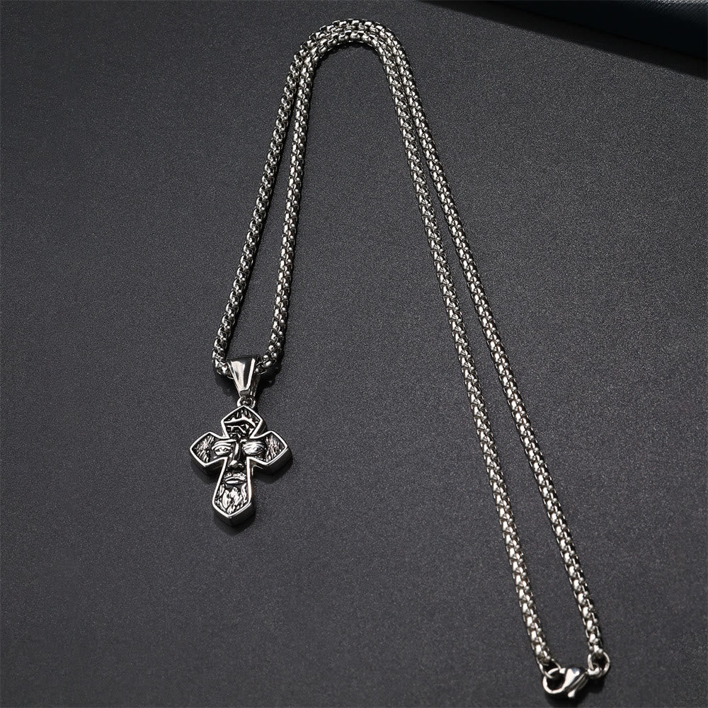 Christianartworkshop Jesus Cross Silver Handmade Christian Pendant Necklace - image 6