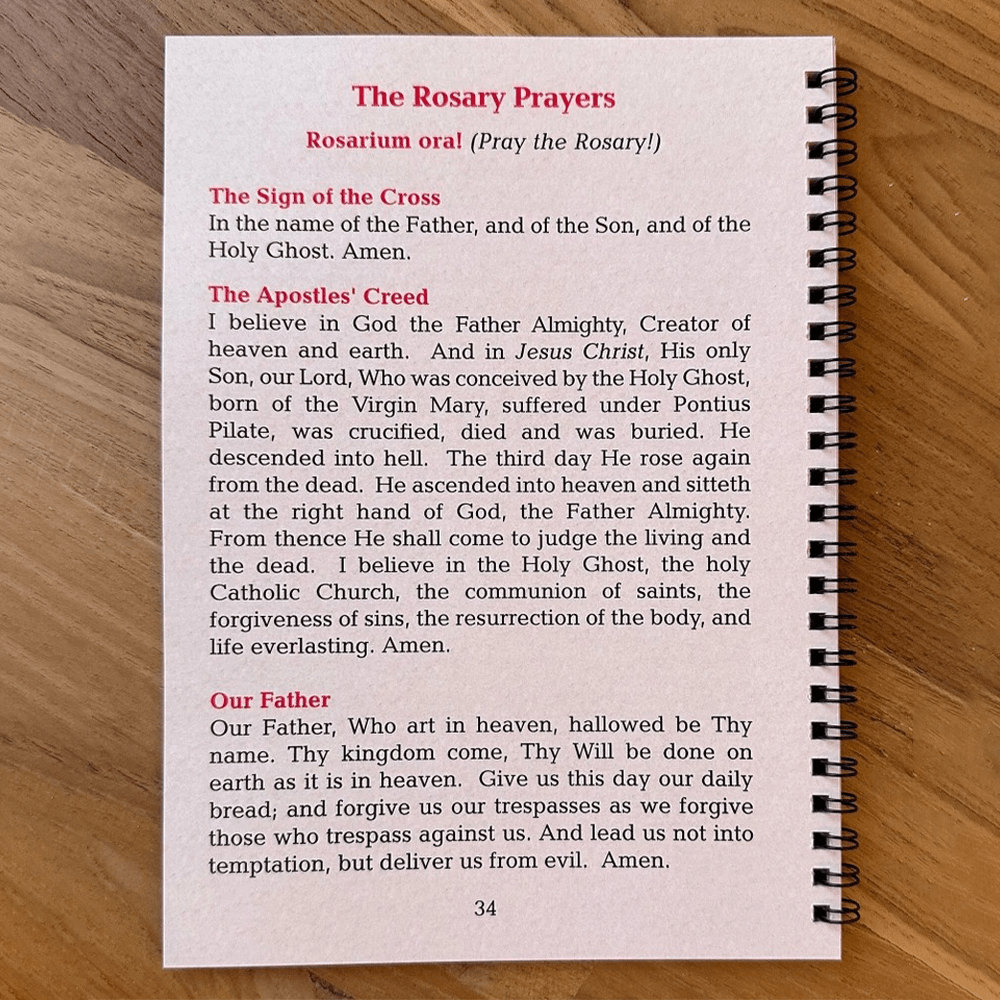 Christianartworkshop POCKET-SIZE Rosary Meditation Book - image 7