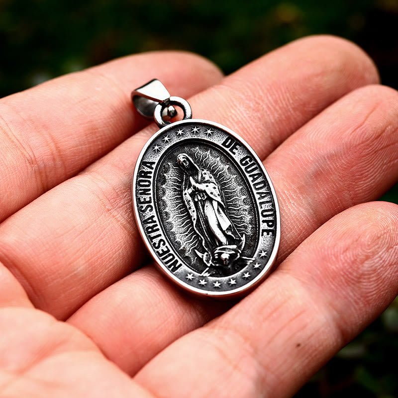 Christianartworkshop The Patron Saint: Our Lady of Guadalupe Necklace - image 4
