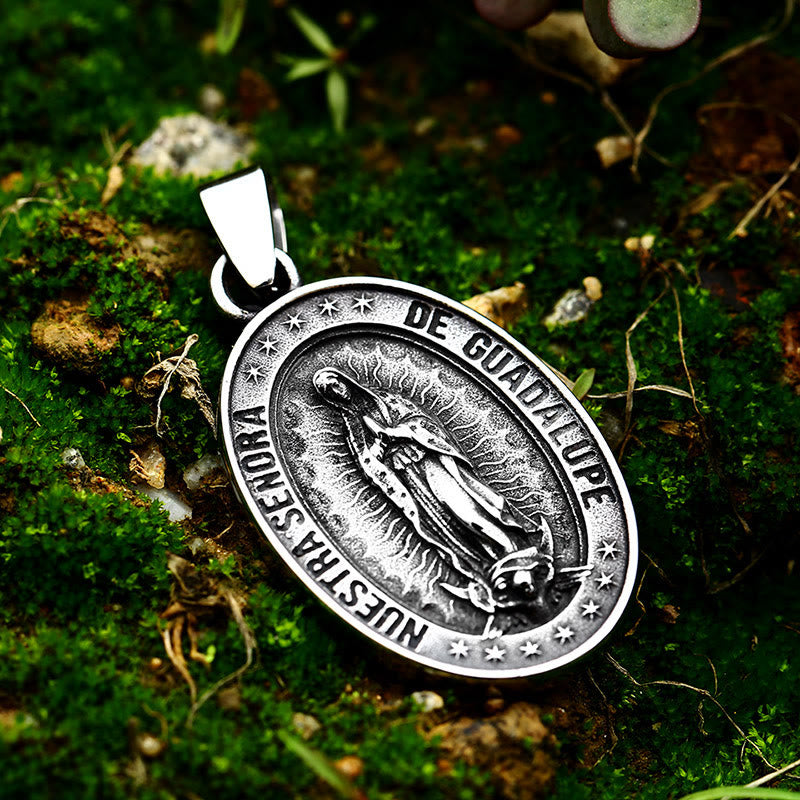 Christianartworkshop The Patron Saint: Our Lady of Guadalupe Necklace - image 2