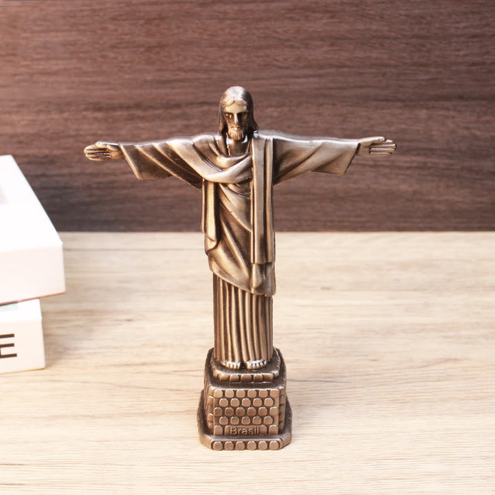 Metal Crafts Jesus Model Ornament - Grey - image 5
