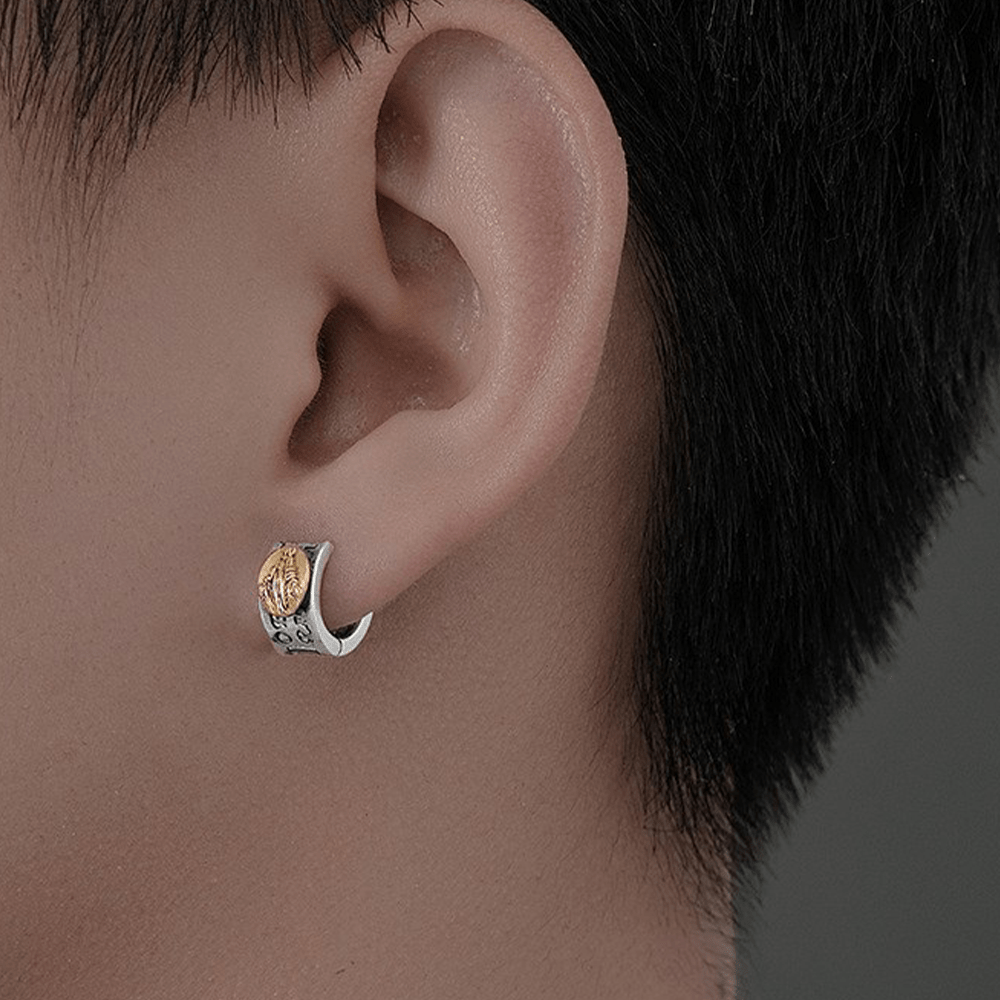 Christianartworkshop Virgin Mary Silver Earrings Religion Jewelry - image 3