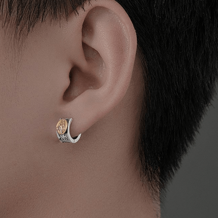 Christianartworkshop Virgin Mary Silver Earrings Religion Jewelry - image 3