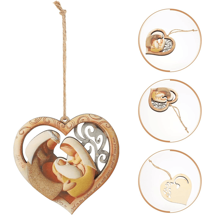 Christianartworkshop Multi-purpose Christ Nativity Decorative Hanging Ornaments