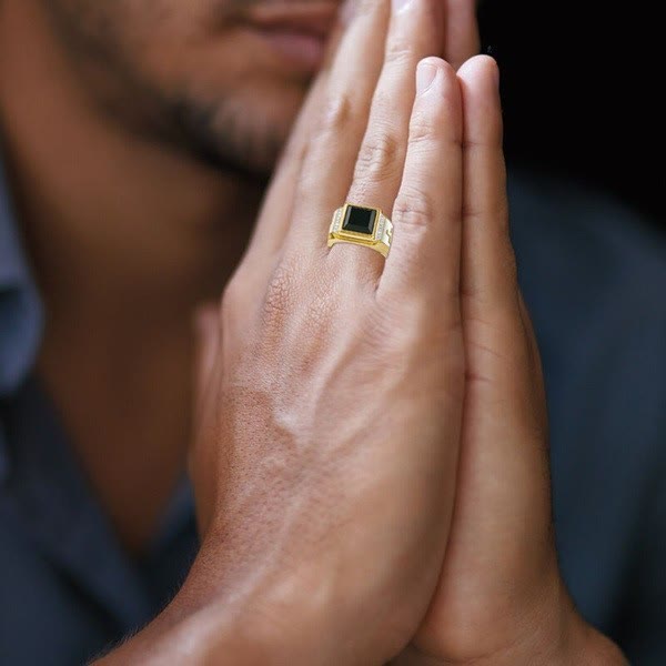 Christianartworkshop Faith Two Tone Plated Cross Ring - With God All Things Are Possible - image 4