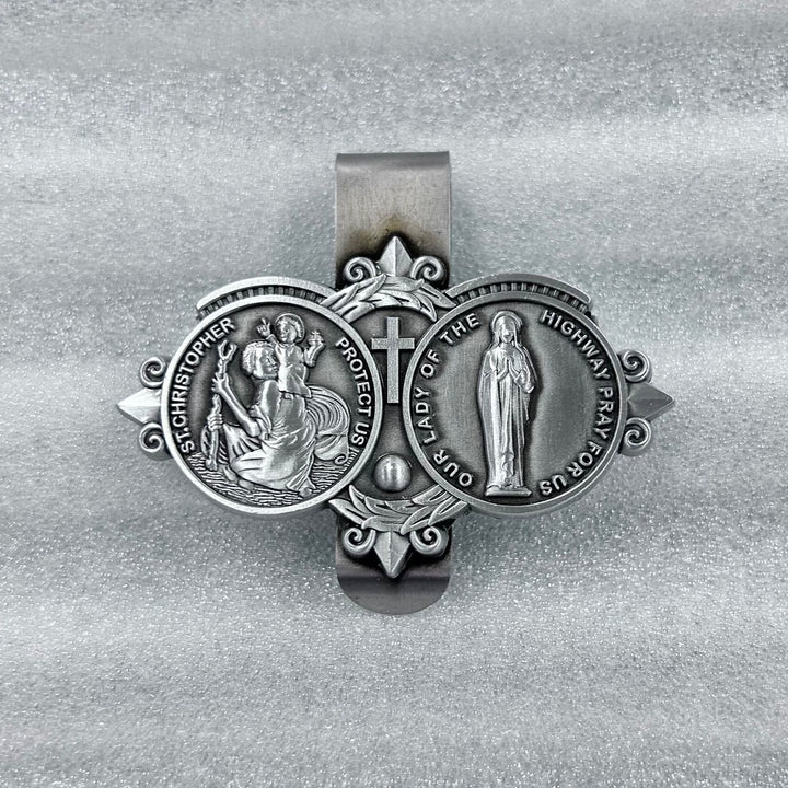 Christianartworkshop Saint Christopher Visor Clip Auto Accessories - image 10
