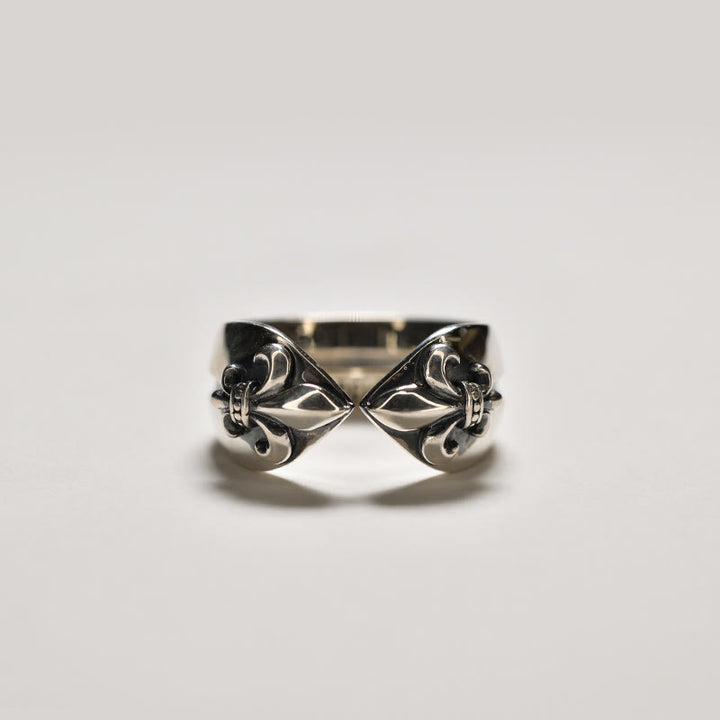 Christianartworkshop Medieval Retro Cross Iris Adjustable Ring - image 3