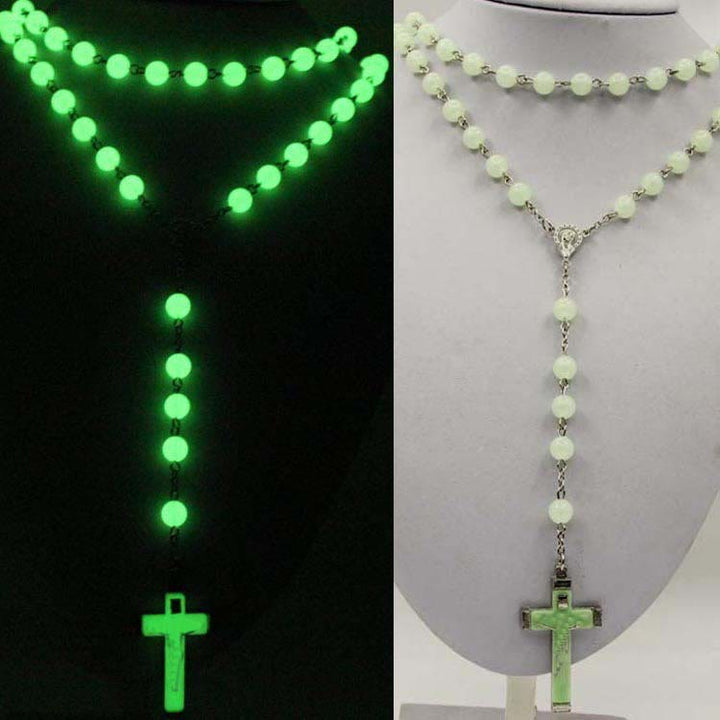 Luminous Glow in the Dark Crucifix Rosary - Luminous - image 1
