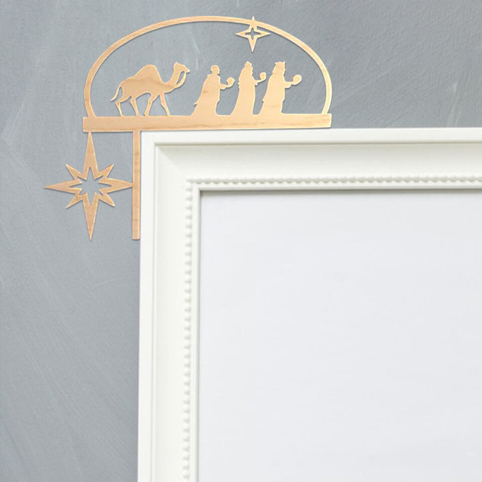 Nativity Scene Ornament Door Frame