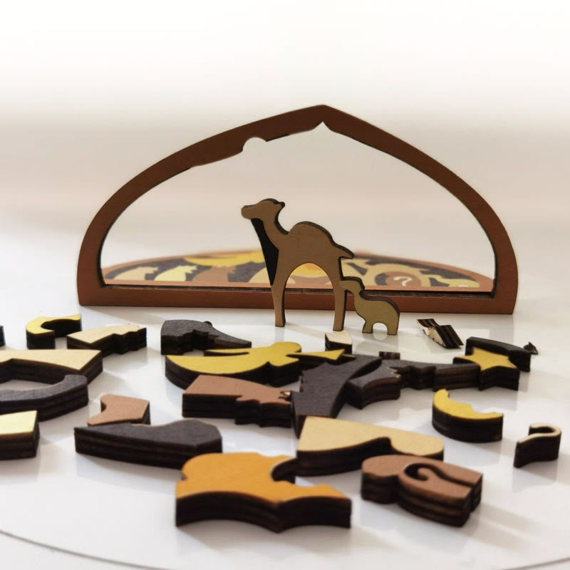 Manger Nativity Wooden Puzzle