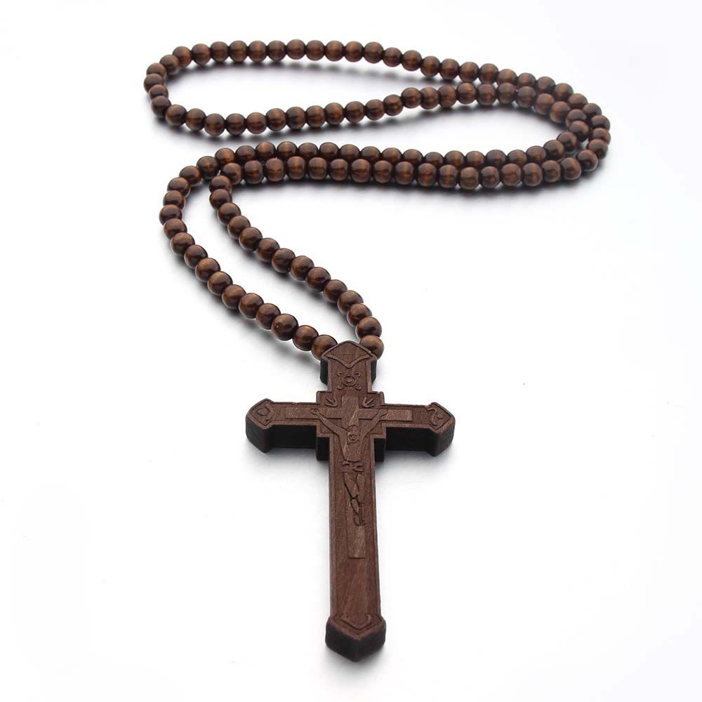 Christianartworkshop Jesus Cross Wooden Necklace - image 7