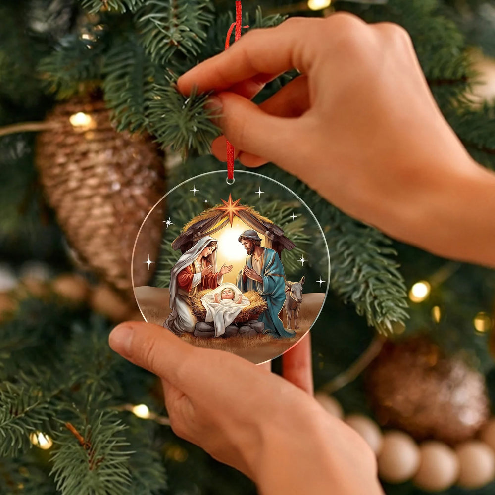 Christianartworkshop Christmas Nativity Scene Christ Decor Ornaments B - image 1