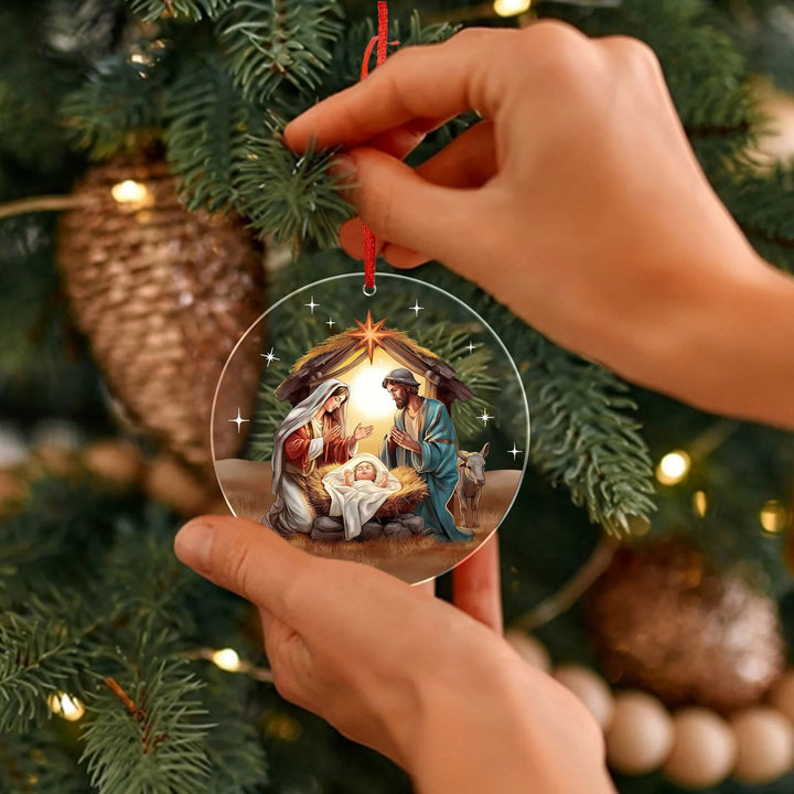 Christianartworkshop Christmas Nativity Scene Christ Decor Ornaments B - image 1