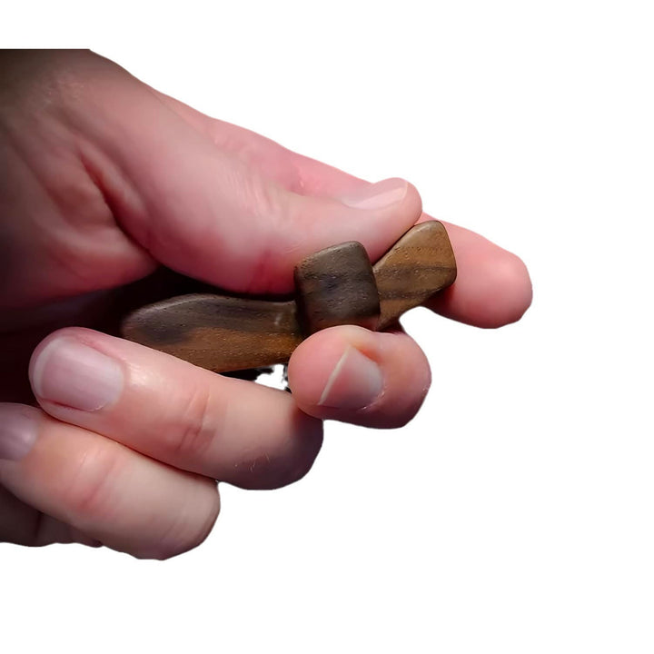 Christianartworkshop Modern Style Walnut Multicolor Thumb Cross Praying Handle Ornaments - image 8