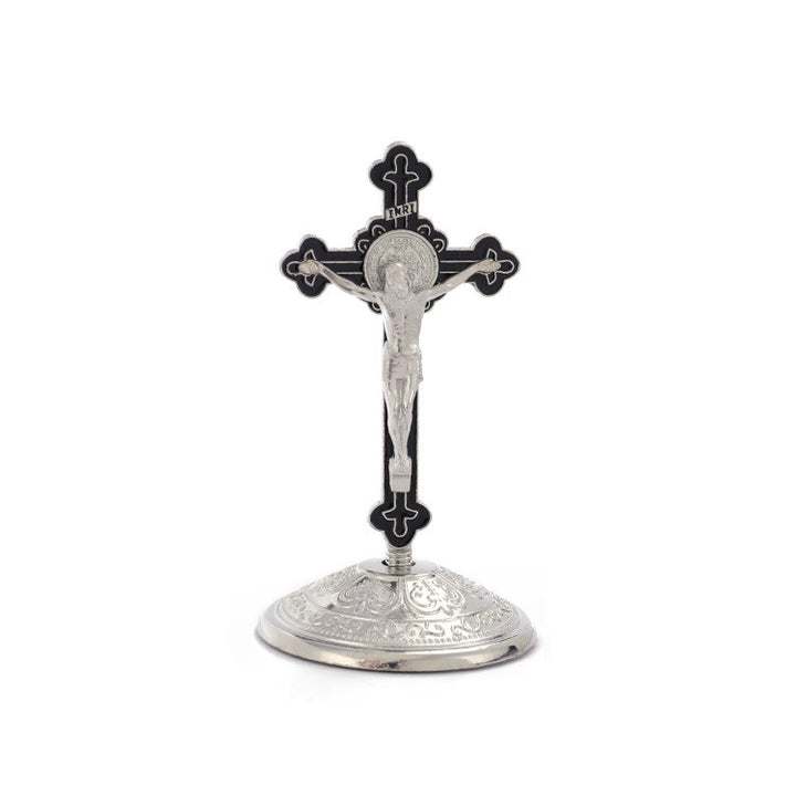 Christian Art Classic Style Zinc Alloy Crucifix Stereoscopic Desktop Ornaments