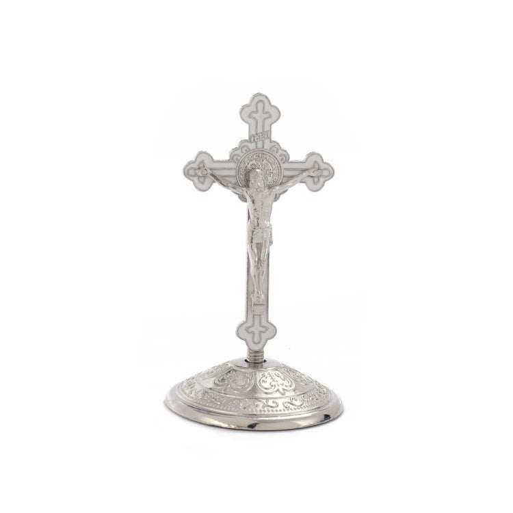 Christianartworkshop Classic Style Zinc Alloy Crucifix Stereoscopic Desktop Ornaments