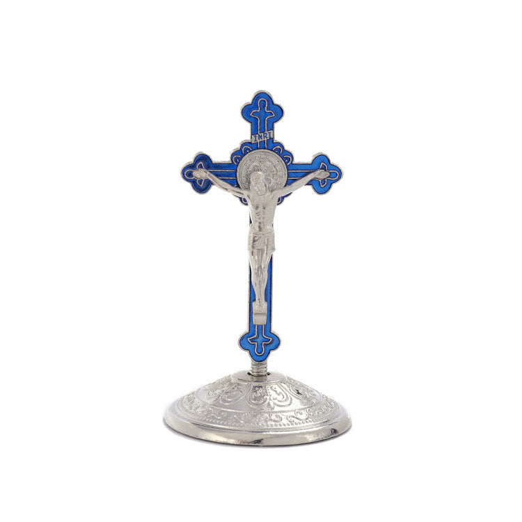 Christian Art Classic Style Zinc Alloy Crucifix Stereoscopic Desktop Ornaments