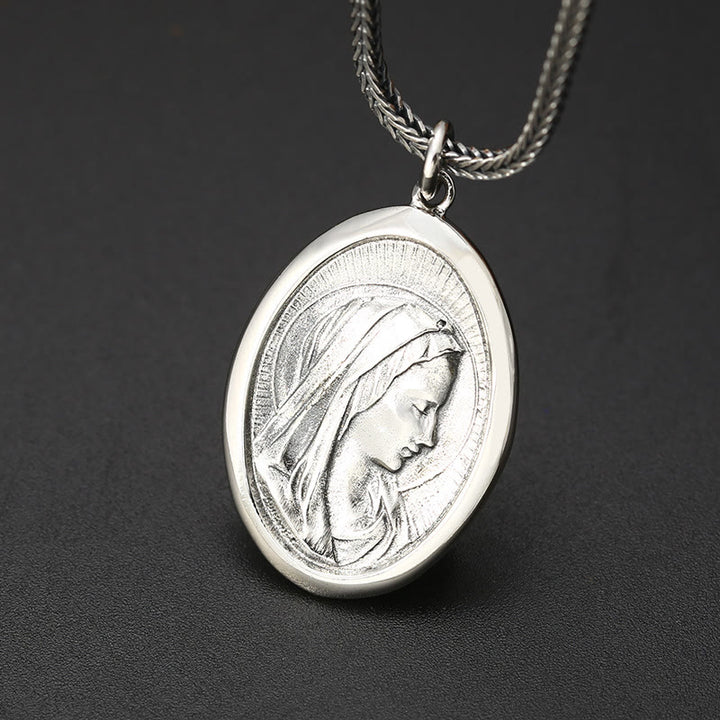 Christianartworkshop Classic Style Virgin Mary Avatar High Quality Pendant Necklace