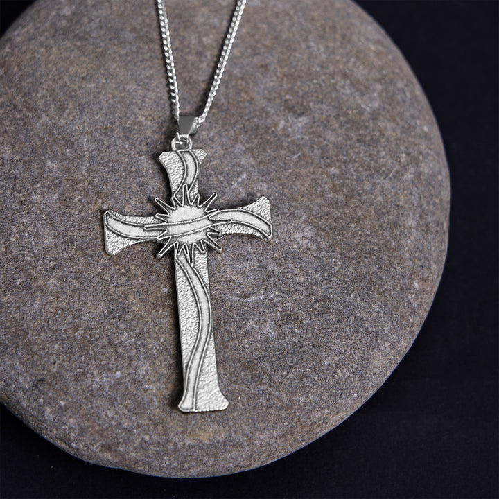 FREE Today: Christianartworkshop Classic Retro Style Jesus Cross Crucifix Alloy Pendant Necklace